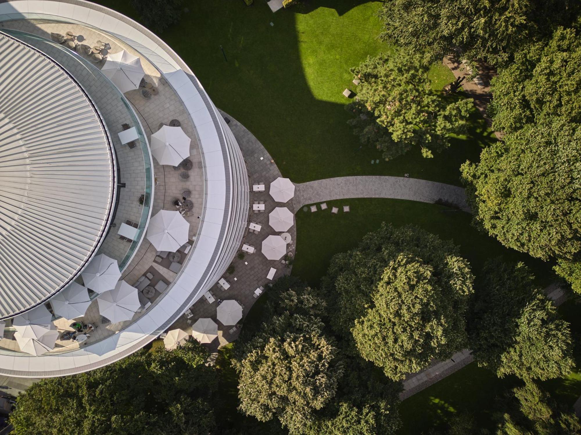 丰特奈酒店 汉堡 外观 照片 Aerial view of the building
